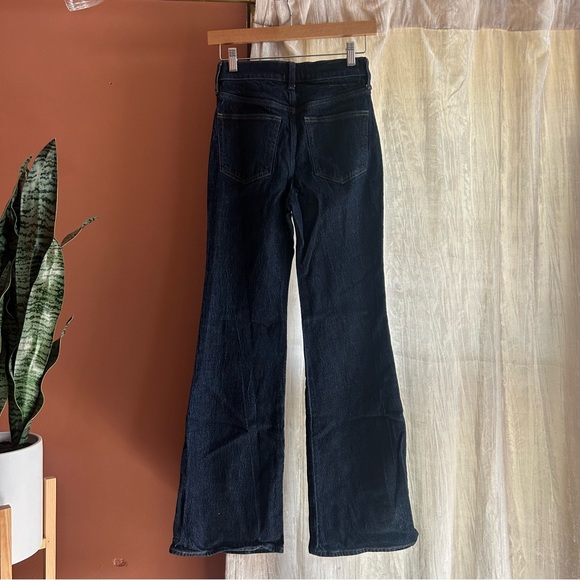 J. Crew‎ High-rise ‘96 Flare Jeans With Button Fly Dark Wash Bootcut NEW Size 24 - Picture 6 of 10